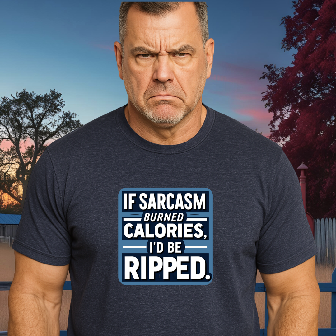 RIPPED.™ – If sarcasm burned calories, I’d be ripped.
