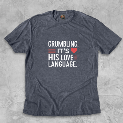 GRUMBLING.™ – His Love Language of Choice Affection,but make it grumpy.