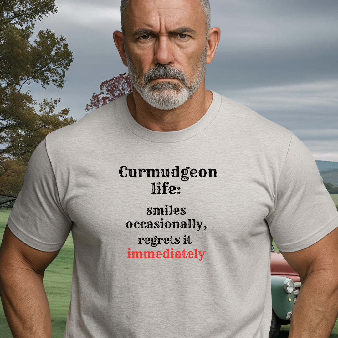 SMILES.™ – And Instantly Regrets It A tee for the man who accidentally showed emotion.