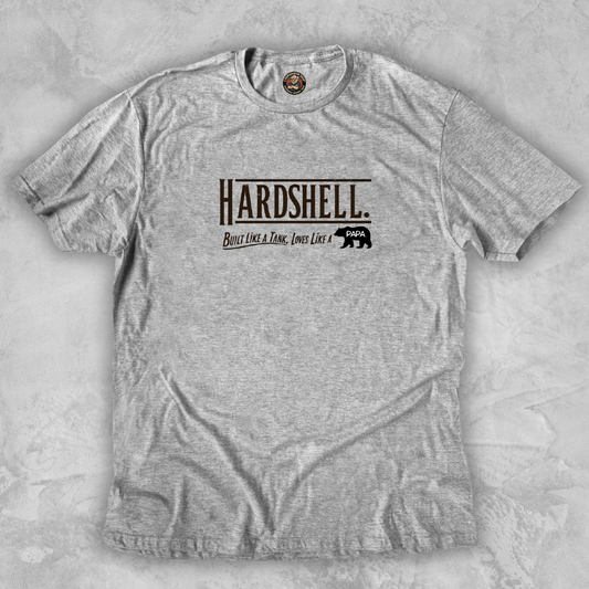 HARDSHELL.™ – Built Like a Tank. Loves Like a Papa.