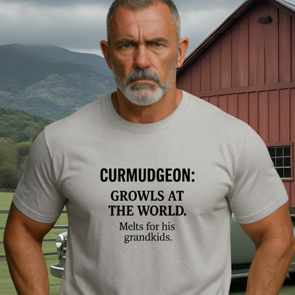 CURMUDGEON.™ – Growls at the world. Melts for his grandkids.