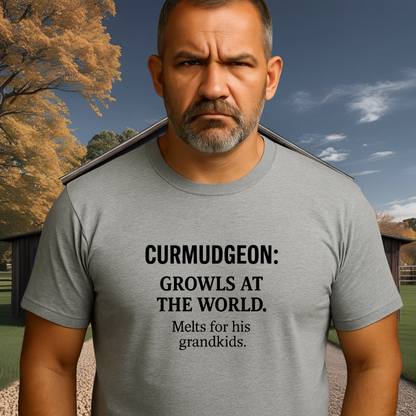 CURMUDGEON.™ – Growls at the world. Melts for his grandkids.