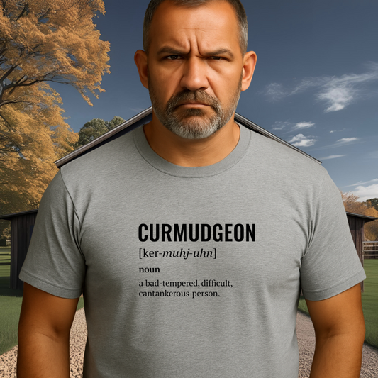 CURMUDGEON.™ — The Grump. The Legend. The Definition.