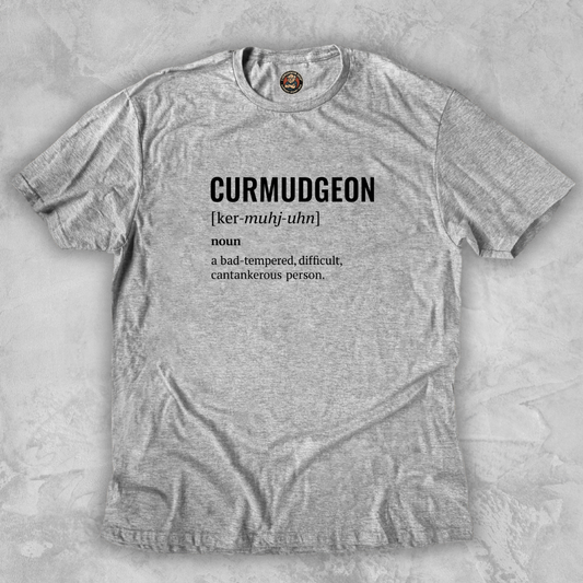 CURMUDGEON.™ — The Grump. The Legend. The Definition.
