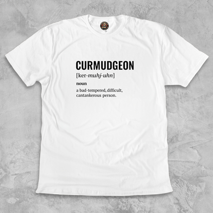 CURMUDGEON.™ — The Grump. The Legend. The Definition.
