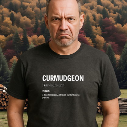CURMUDGEON.™ — The Grump. The Legend. The Definition.
