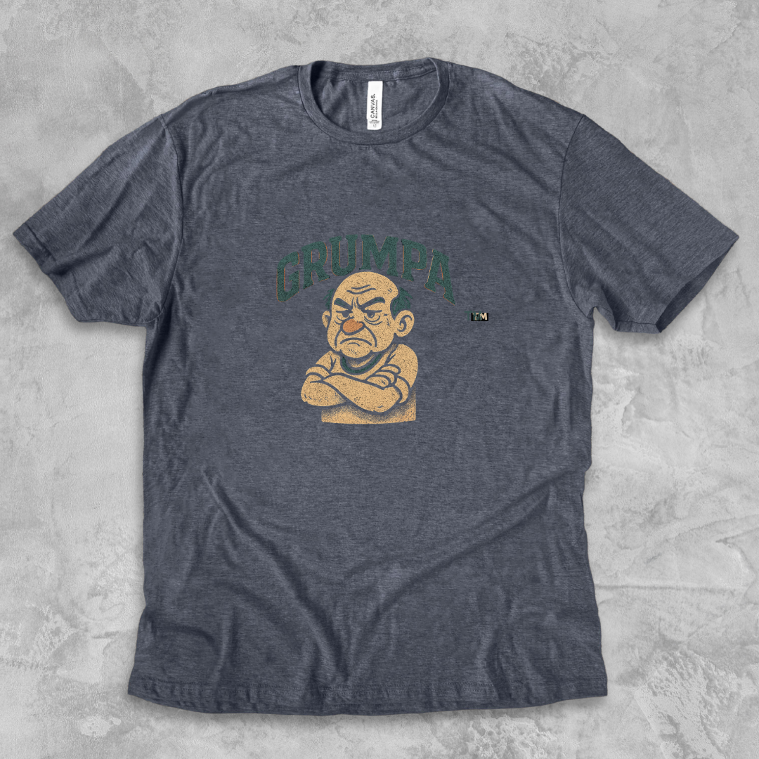 GRUMPA™ Vintage Crest Tee — The Grand King of Grumble