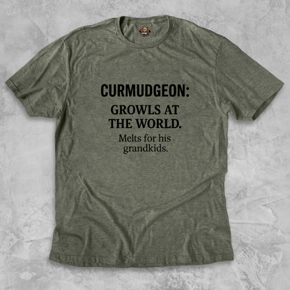CURMUDGEON.™ – Growls at the world. Melts for his grandkids.
