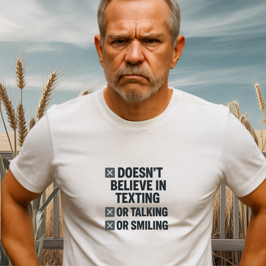 DOESN’T BELIEVE.™ – In Texting. Talking. Or Smiling. And don’t even think about calling.