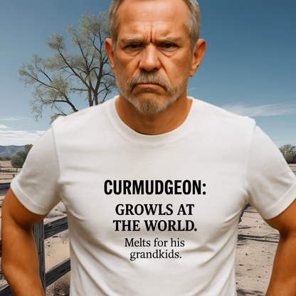 CURMUDGEON.™ – Growls at the world. Melts for his grandkids.